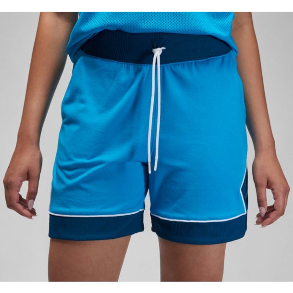 Nike Jordan Lightweight Womens Diamond Shorts - Small - Blue / Turquoise - NWT - Picture 3 of 8
